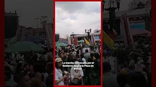 La marcha convocada por el Gobierno llega a la Plaza de Bolívar | El Espectador