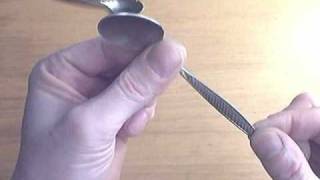 How to dissolve a spoon with your fingertips! (the Uri Geller way)