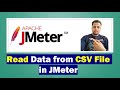 JMeter : How to Read Data from CSV file in JMeter | CSV Data Set Config | Data Driven Testing