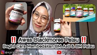 Cara Membedakan Blackmores Asli dan Blackmores Palsu | Blackmores Ifolic untuk promil