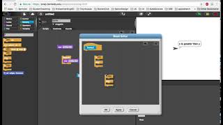 Learning Snap! Simple Input