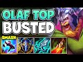 THIS OLAF BUILD IS THE FINAL BOSS OF TOP LANE! NOBODY CAN EVER 1V1 YOU!