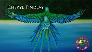Art tips on How to Create Birds in Acrylic with Cheryl Findlay on Colour In Your Life
