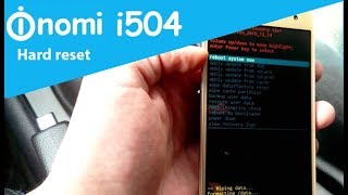 Nomi i504 hard reset. Сброс настроек