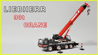 1/50 wsi liebherr LTM1090-4.2 MAMMOET 립헬 90톤4축크레인모형 중장비모형 모바일크레인 마모에트크레인 스케일모형 52-2032 크레인미니어처 디오라마