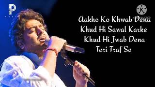 Arijit Singh: Shayed (Lyrics) Pritam | Kartik Aaryan, Sara Ali khan / Love Aaj Kal