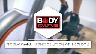 Body Sculpture -  Foldable Programmable Magnetic Elliptical with iConsole | BE7312G