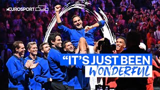 How Roger Federer’s emotional farewell to tennis unfolded at 2022 Laver Cup | Eurosport Tennis