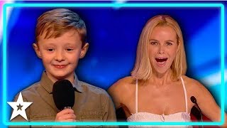 SAVAGE! Little Comedian Ned ROASTS Judges on Britain's Got Talent | Kids Got Talent