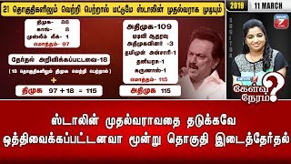 ஸ்டாலின் முதல்வராவதை தடுக்கவே ஒத்திவைக்கப்பட்டனவா 3 தொகுதி இடைத்தேர்தல் | 11.03.19 | Kelvi neram