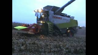 CLAAS LEXION 600TT HARVESTING MAIZE