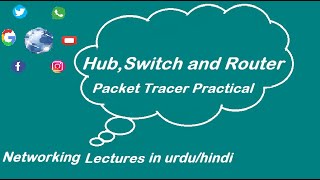 what is Hub,Switch and Router? practical working of hub, switch and router on packet tracer (part1)