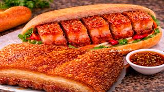 Ai Muốn Bán Bánh Mì Heo Quay Chiên Giòn Đông Khách Thì Xem Ngay Cách Làm Này Nè