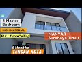 Pilihan Terbaik di Surabaya Timur !! Nempel ke Tengah Kota, Rumah Baru dengan 4 Master Bedroom