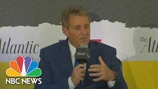 Senator Jeff Flake Says He Was 'Troubled' By Brett Kavanaugh's Partisan Tone At Hearing | NBC News