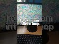 To exit from infinite loop in Turboc++/To minimize Turboc++/Turboc++ tips and tricks.