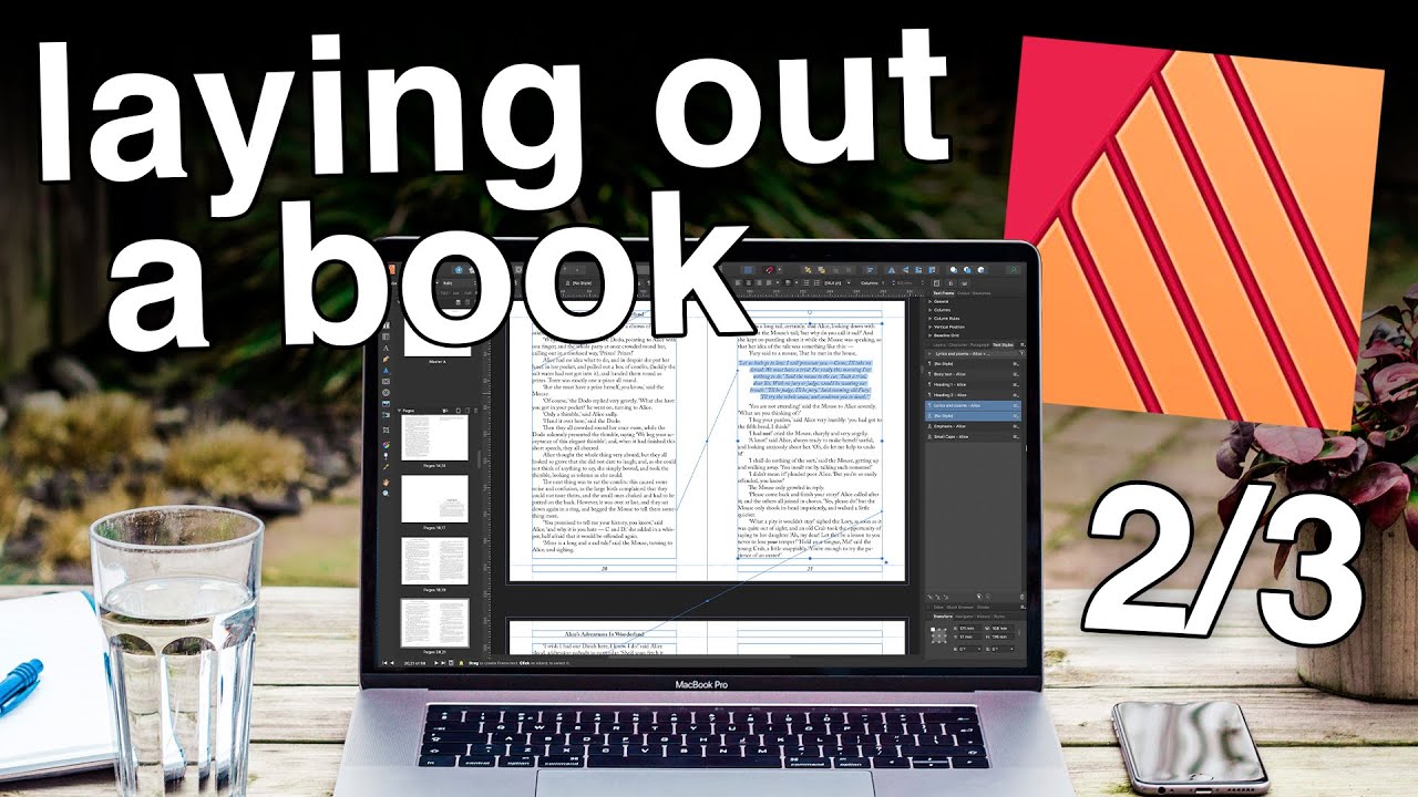 Affinity Publisher: How To Lay Out A Book (Part 2) - YouTube