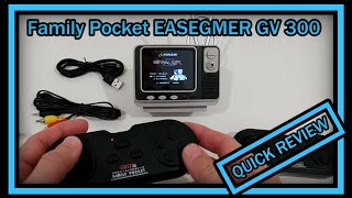 EASEGMER Family Pocket GV300 Retro TV Game Console 3\