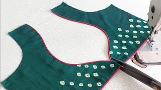 Customer choice new blouse design || blouse back neck design || blouse design cutting and stitching