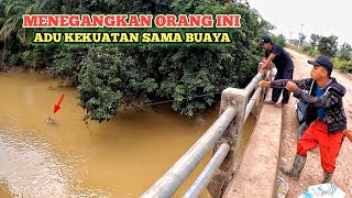 BUKAN HANYA DI HUNI BUAYA BESAR TERNYATA DI BAWAH JEMBATAN INI JUGA JADI SARANG UDANG GALAH