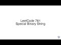LeetCode 761: Special Binary String