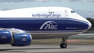 AirBridgeCargo Boeing 747-400F VQ-BWW Landing at NRT 34R