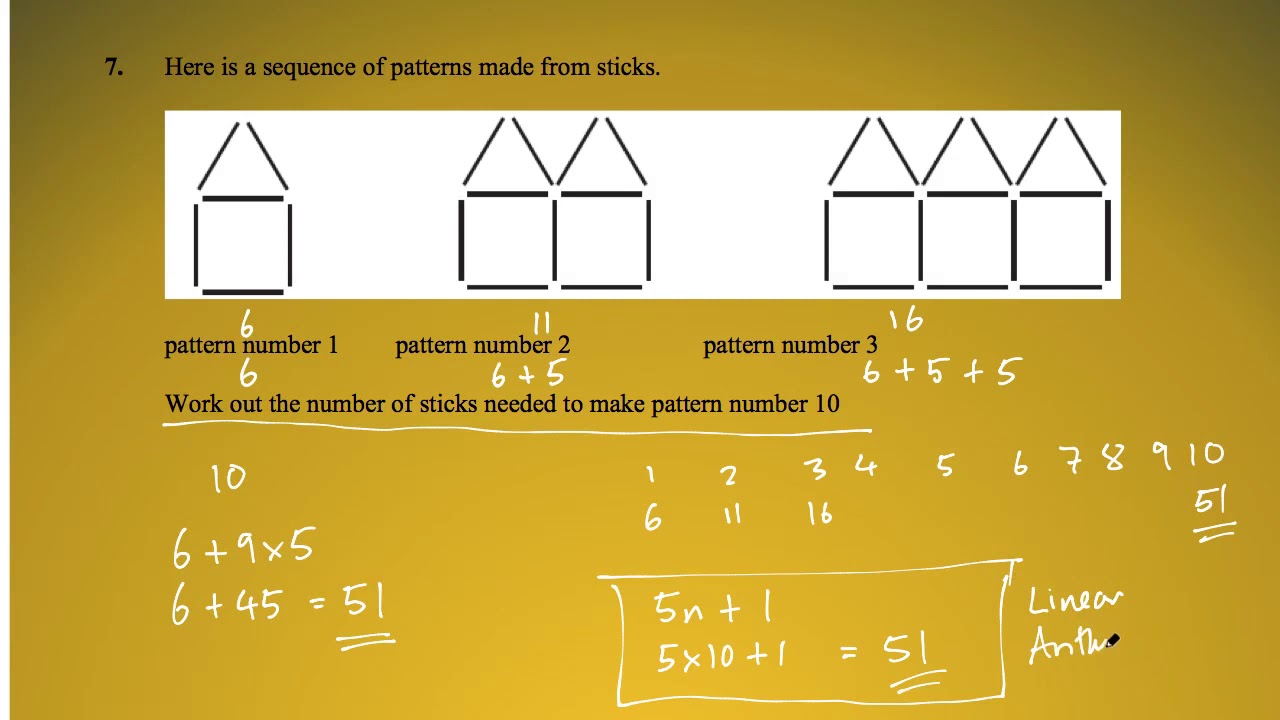 Gcse Maths Edexcel Practice Set 6 Paper 1f Foundation Youtube