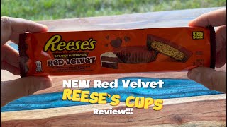 New Reese's Red Velvet Peanut Butter Cups Review!