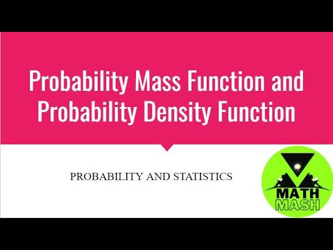 Probability Mass Function And Probability Density Function - YouTube