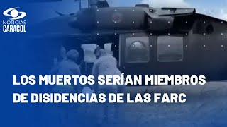 Cinco muertos y una menor herida dejan combates entre disidencias de las FARC y Ejército en Argelia