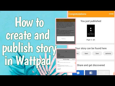 How To Create And Publish Story In Wattpad 2020 Youtube