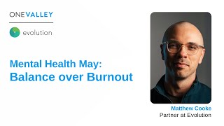 Mental Health Webinar: Balance over Burnout