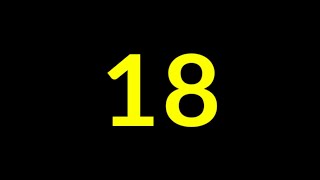 18 Seconds Countdown Timer With Sound Effect