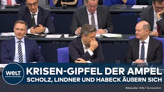 AMPEL-KRISE: Endspiel im Kanzleramt! Gipfel von Scholz mit Lindner und Habeck beendet