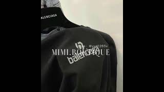 【米米兒.歐洲精品代購】每日時尚一分享 ｜ Balenciaga 百搭簡單logoTee