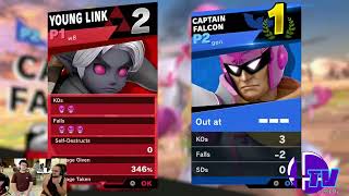 Sharquarium #1 Winners Round 3 - Andrik (Captain Falcon) Vs. Kyros (Young Link) - SSBU Tournament