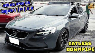 Volvo V40 T5 Drive E  P1 2.0  : ผลงานการติดตั้ง ท่อแทนแคต : Catless Downpipe