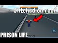 Prison Life: Using Super Glitch to jump on Roof | Roblox