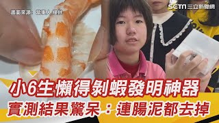 小6生懶得剝蝦發明「1神器」實測結果驚呆：連腸泥都去得掉│@politics_setn