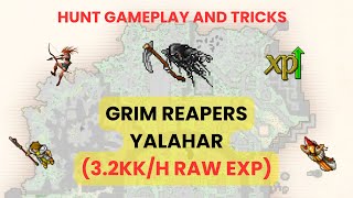 TIBIA: GRIM REAPERS YALAHAR (3.2KK/H RAW) - RP 280+ SOLO