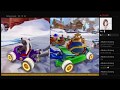 Live FR sur Crash Team Racing . Épisode 4. On essaie le mode Arcade Local à 2 joueurs.