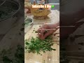 finely chopped methi leaves 🍃👌 fenugreekleaves trendingshorts leafyvegetables cuttingskills