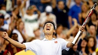 錦織圭 全米オープン ベスト4進出 戦後初の快挙 対 ワウリンカ 9/3