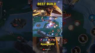 Ryoma AOV Best Build - Arena of Valor #shorts