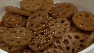 어렵지 않아요 아삭하고 쫀득한 ♥엄마표요리 연근조림 / Mom's Cooking Lotus root stewing