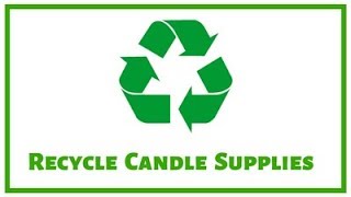 Recycling Old Candle Supplies - DIY Recycled Candles and Wax