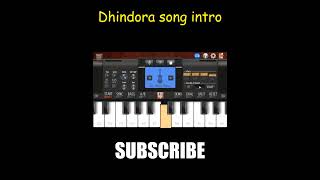 Dhindora song intro | Mass BGM Guru | BB Ki Vines |  #Shorts