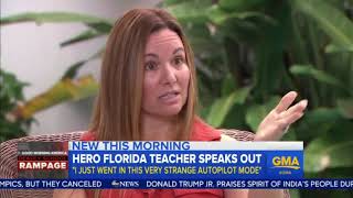 'Full metal garb' - Teacher describes masked gunman at Florida school shooting