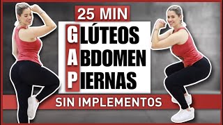 RUTINA DE GAP | Glúteos Abdomen y Piernas | RUTINA SIN PESO Y SIN SALTOS  | NatyGlossGym