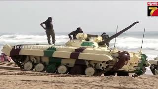 Tourists Enjoy as War Tanks roll at Beach in Puri | ପୁରୀ ବେଳାଭୂମିରେ ଯୁଦ୍ଧ ଟ୍ୟାଙ୍କ